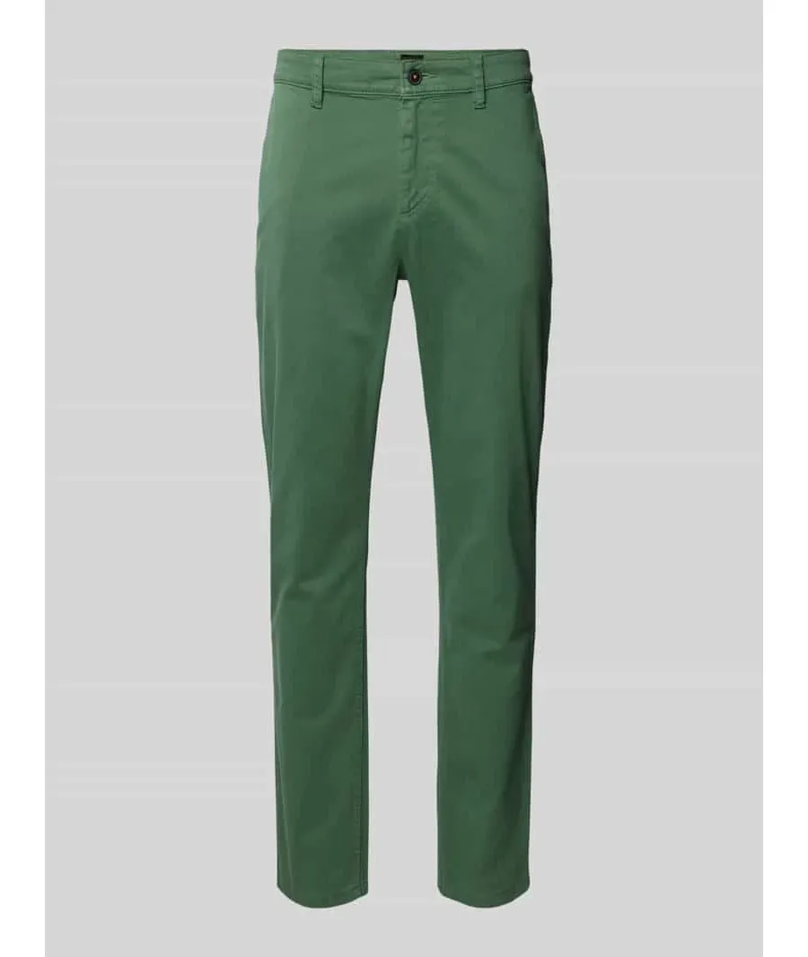 obrazek 1 Chinosy o kroju tapered fit ze szlufkami na pasek