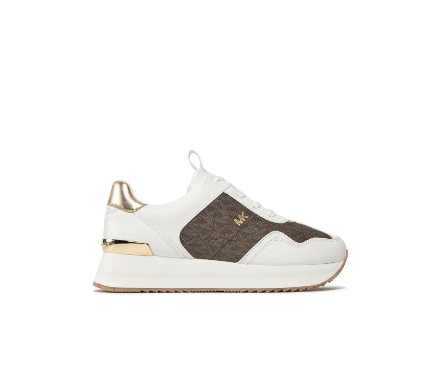 obrazek 1 MICHAEL Michael Kors Sneakersy Raina Trainer 43R4RNFSAB Brązowy