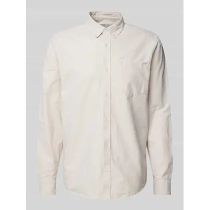 Zdjęcie Koszula casualowa o kroju regular fit z kołnierzykiem typu button down model ‘LOGO’