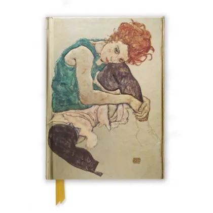 Zdjęcie Dziennik (Egon Schiele: Siedząca kobieta) - Flame Tree Publishing
