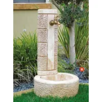 Zdjęcie Stylowa fontanna ogrodowa Brunico w wielu opcjach wykończeniowych