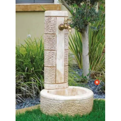 Zdjęcie Stylowa fontanna ogrodowa Brunico w wielu opcjach wykończeniowych