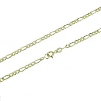 Picture Men's gold chain 3+1 cm.50