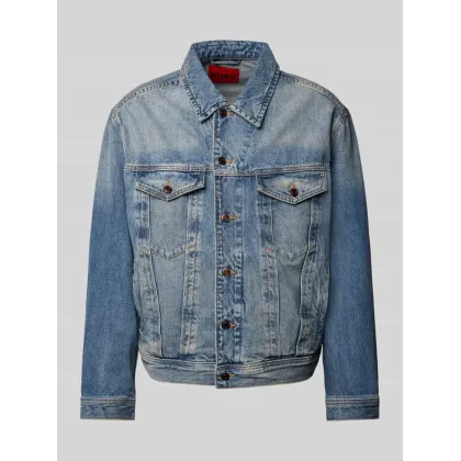Zdjęcie Kurtka jeansowa z detalem z logo