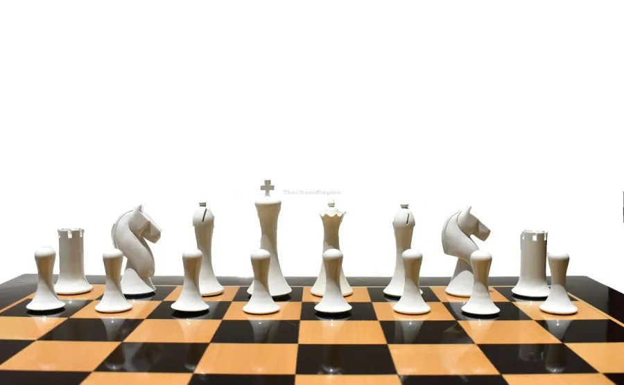 obrazek 4 Wykonane z drewna pionki do szachów - The Chess Empire