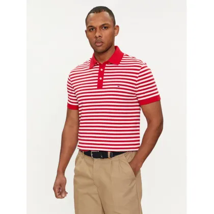 Zdjęcie Tommy Hilfiger Polo 1985 MW0MW17771 Czerwony Slim Fit