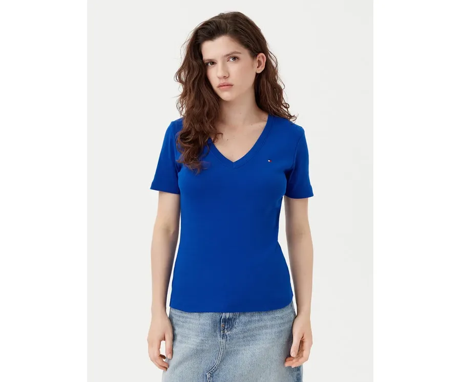 obrazek 1 Tommy Hilfiger T-Shirt New Cody WW0WW40584 Niebieski Slim Fit