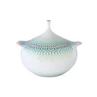 Zdjęcie Waza z porcelany Fiji z wyjątkowym geometrycznym wzorem - Vista Alegre