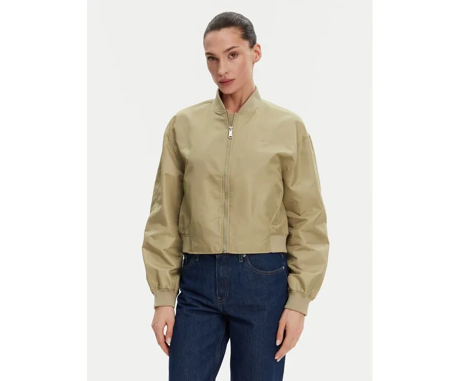 obrazek 1 Calvin Klein Jeans Kurtka bomber Hero LV047B528G Beżowy Relaxed Fit