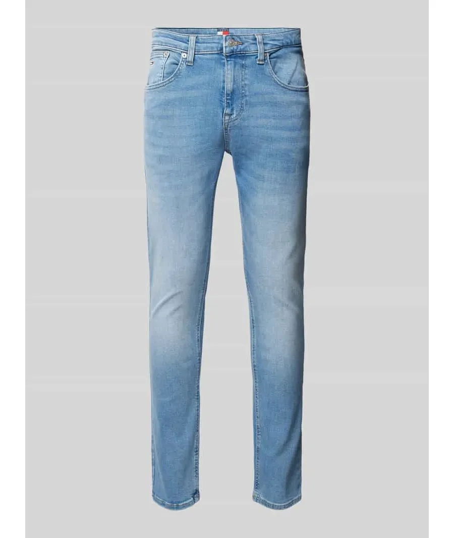 obrazek 1 Tommy Jeans Jeansy Austin DM0DM20174 Niebieski Slim Tapered Fit
