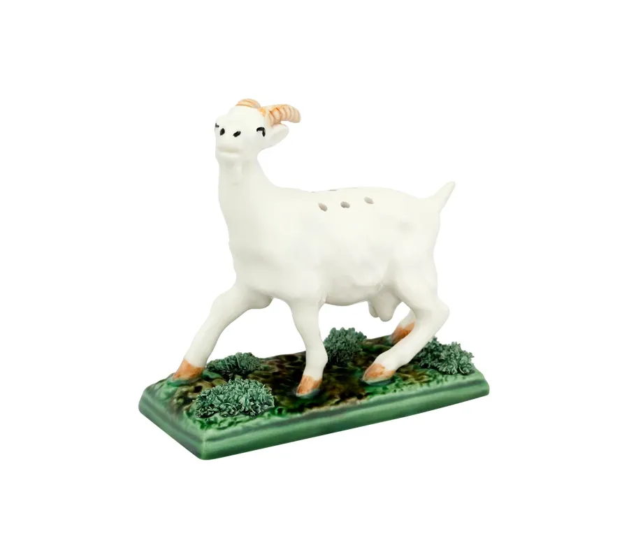 obrazek 1 Ceramiczny pojemnik w kształcie kozy na wykałaczki - Bordallo Pinheiro