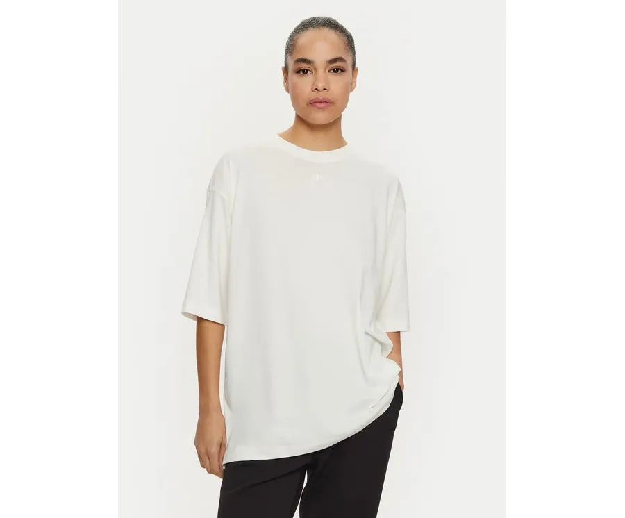 obrazek 1 Champion T-Shirt 117537 Écru Loose Fit