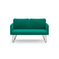 Picture Italian sofa from the Doumo collection, upholstered in leather or fabric