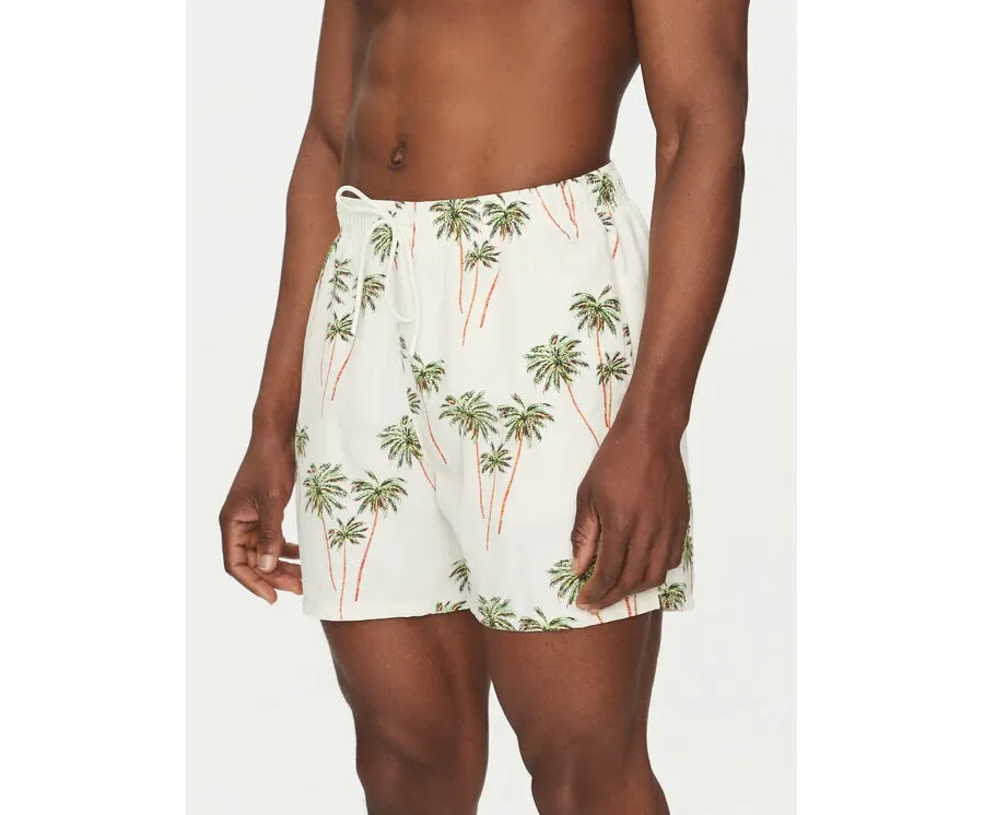 obrazek 1 Tommy Hilfiger Szorty kąpielowe UM0UM03491 Beżowy Regular Fit