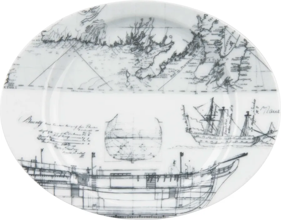 obrazek 1 Atrakcyjny talerz z porcelany