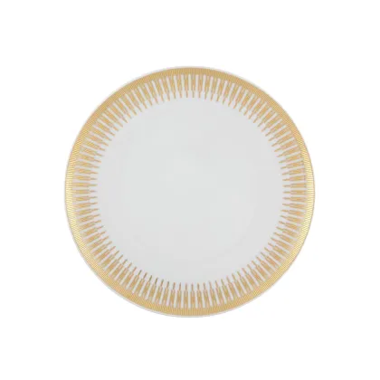 Zdjęcie Porcelanowy talerz obiadowy Gold Exotic ze złotym wykończeniem - Vista Alegre