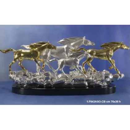 Zdjęcie Luksusowy model do wystroju - rodzina koni - ArtBe