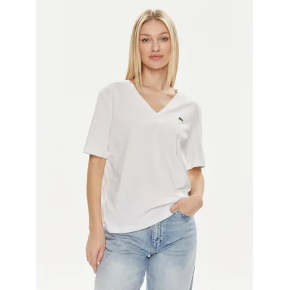Zdjęcie Lacoste T-Shirt TF7300 Biały Regular Fit