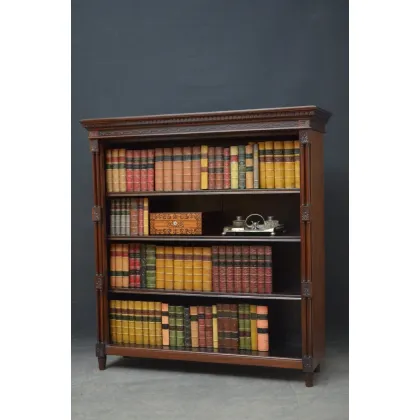 Zdjęcie Edwardiański antyk - mahoniowy regał na książki