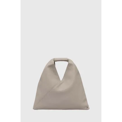 Zdjęcie MM6 Maison Margiela torebka skórzana kolor szary SB6WD0013