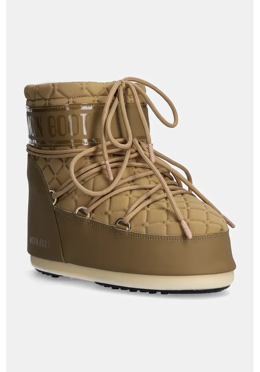 obrazek 1 Moon Boot śniegowce MB ICON LOW QUILT kolor zielony 80D1409540 M013