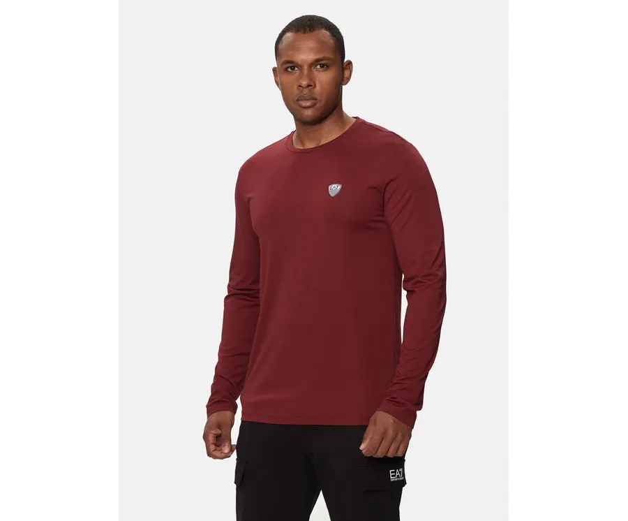 obrazek 1 EA7 Emporio Armani Longsleeve 8NPT17 PJRGZ 1496 Czerwony Regular Fit