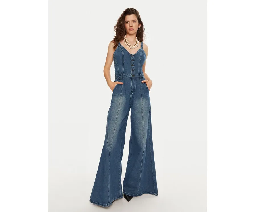 obrazek 1 One Teaspoon Kombinezon 26604 Niebieski Relaxed Fit