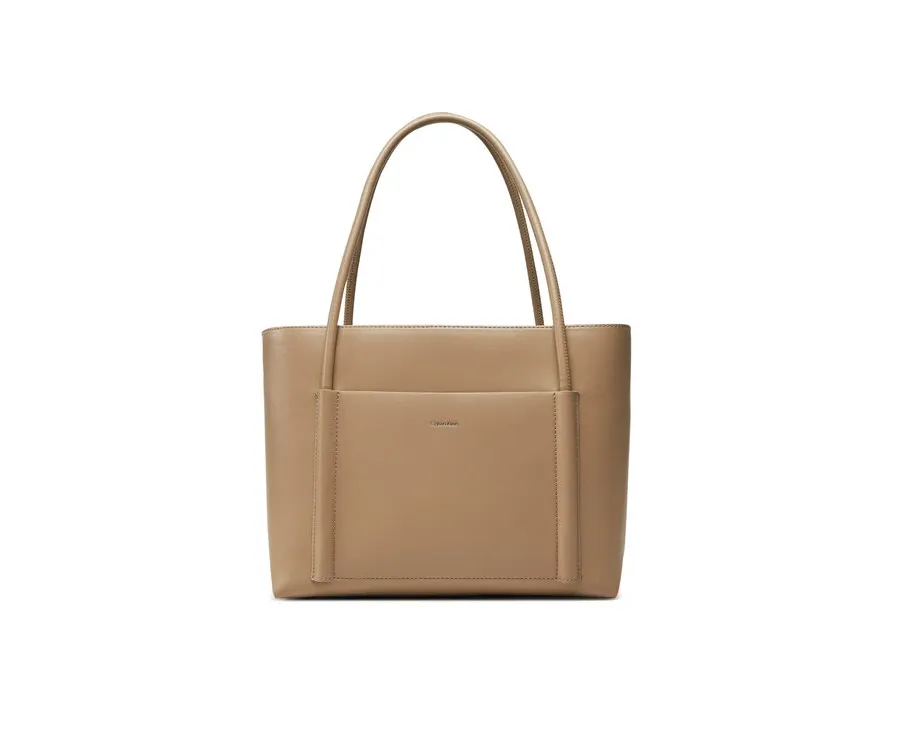 obrazek 1 Calvin Klein Torebka Ck Linn Medium Shopper K60K613110 Beżowy