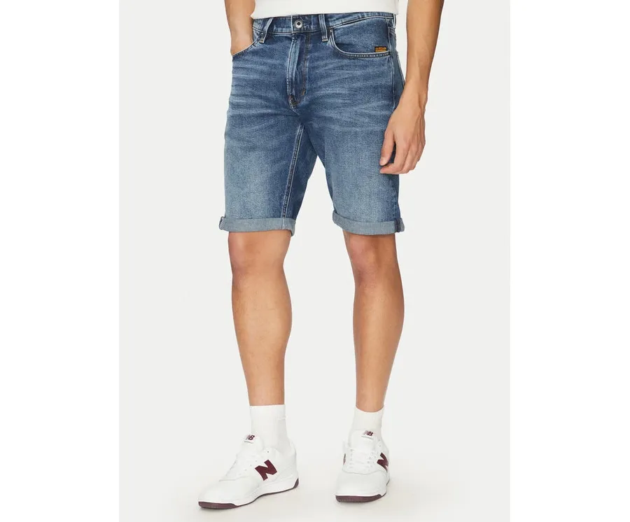 obrazek 1 G-Star Raw Szorty jeansowe Mosa D24430-C052 C606 Niebieski Regular Fit