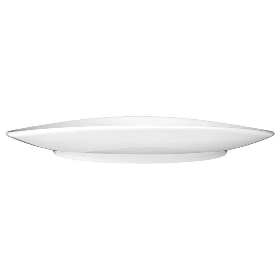 obrazek 3 Piękny porcelanowy owalny talerz obiadowy 29 cm o nowoczesnym wzornictwie - Seltmann Weiden
