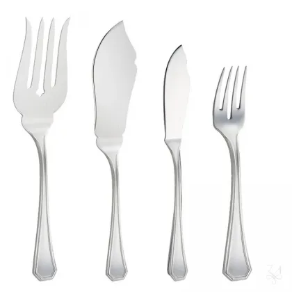 Zdjęcie Stylowy 26-elementowy zestaw sztućców w skrzynce - Zaramella Argenti