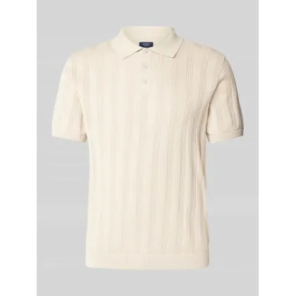 Zdjęcie Koszulka polo o kroju regular fit z fakturowanym wzorem
