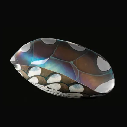 Zdjęcie Wyjątkowo artystyczna misa ze szkła murano