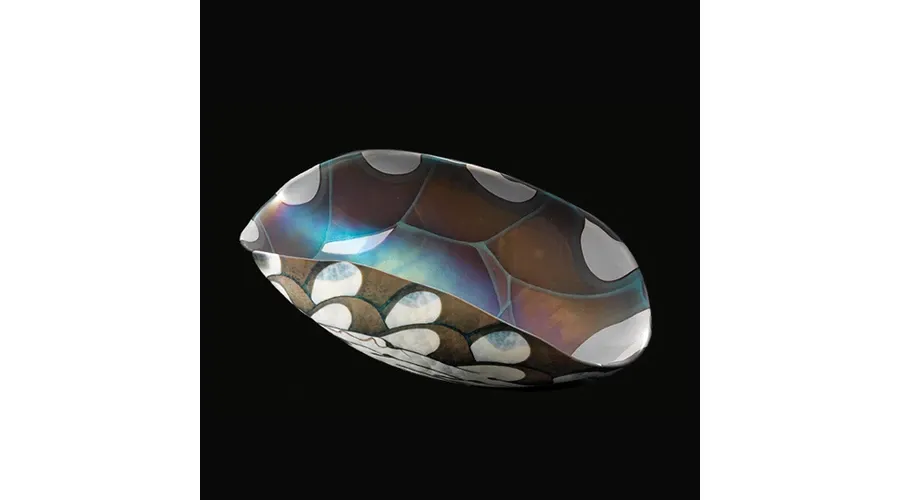 obrazek 1 Wyjątkowo artystyczna misa ze szkła murano