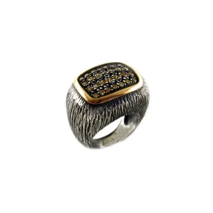 Picture Luxurious designer silver ring - Astorga