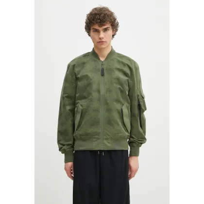 Zdjęcie Alpha Industries kurtka bomber L-2B Laser Cut Flight Jacket II kolor zielony przejściowa oversize 756120.01