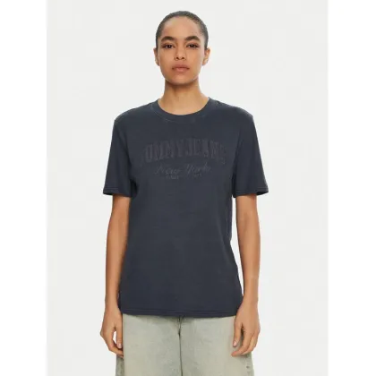 Zdjęcie Tommy Jeans T-Shirt Varsity DW0DW19444 Granatowy Regular Fit