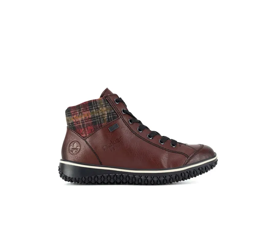 obrazek 1 Rieker Botki Z4243-36 Bordowy