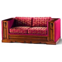 Zdjęcie Dwuosobowa antyczna sofa do wyjątkowego salonu
