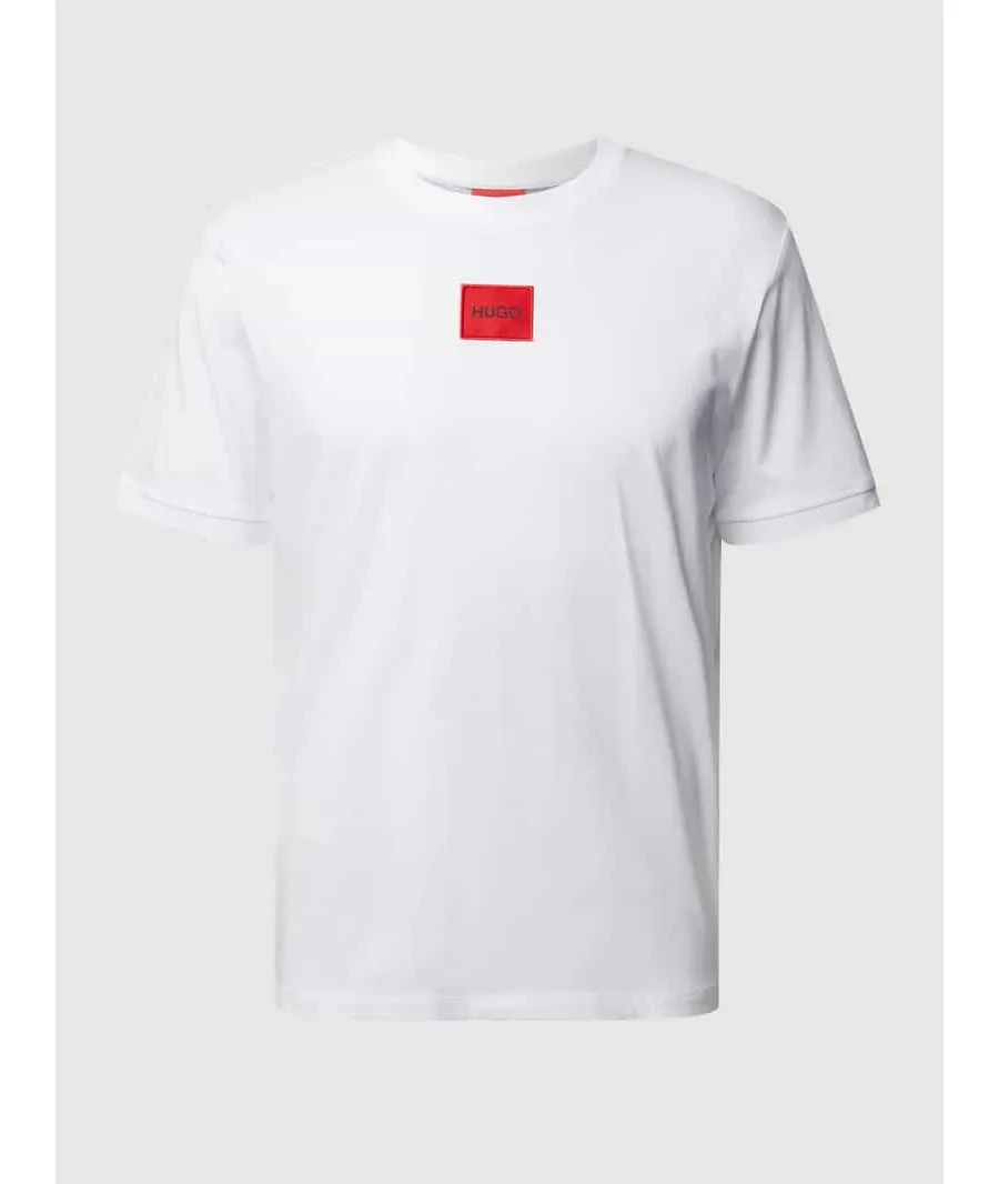 obrazek 1 Hugo T-Shirt Diragolino 212 50447978 Biały Regular Fit HUGO