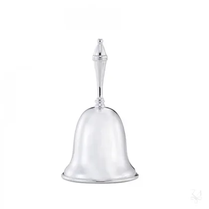 Picture Beautiful stylish silver table bell - Zaramella Argenti