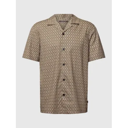 Zdjęcie Koszula casualowa o kroju regular fit z wykładanym kołnierzem model ‘GOTHAM’