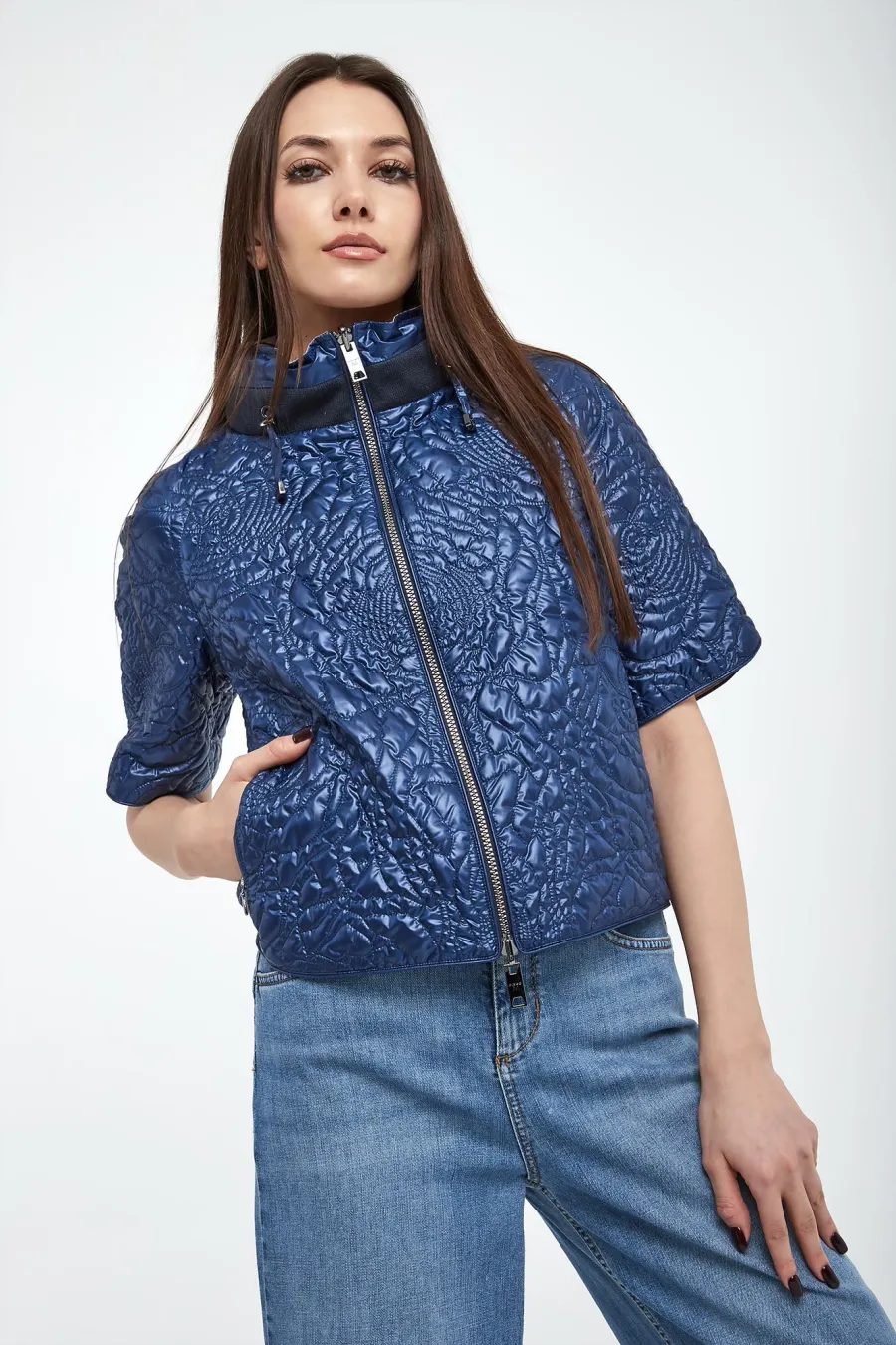 obrazek 1 Kurtka damska pikowana dwustronna DIEGO M Diego M