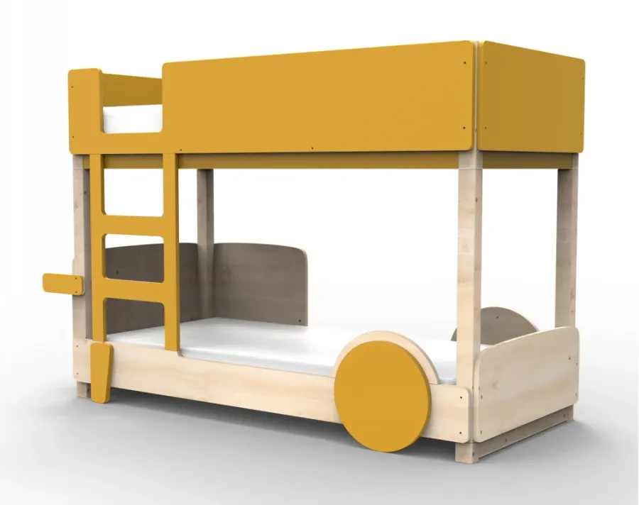 obrazek 5 Montessori - łóżko piętrowe adaptowalne na pojedyncze/baldachim - Mathy by Bols