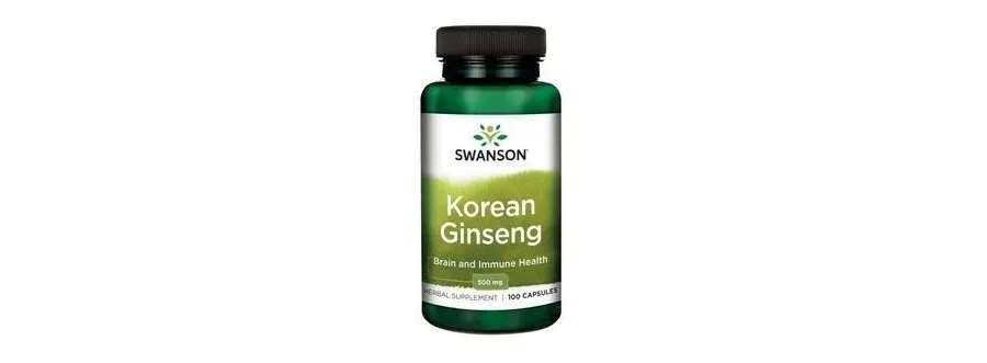 obrazek 1 Swanson Korean Ginseng Preparat z żeń-szeniem Kapsułki