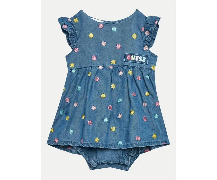 obrazek 1 Guess Sukienka codzienna S4GG17 WFBS0 Granatowy Regular Fit