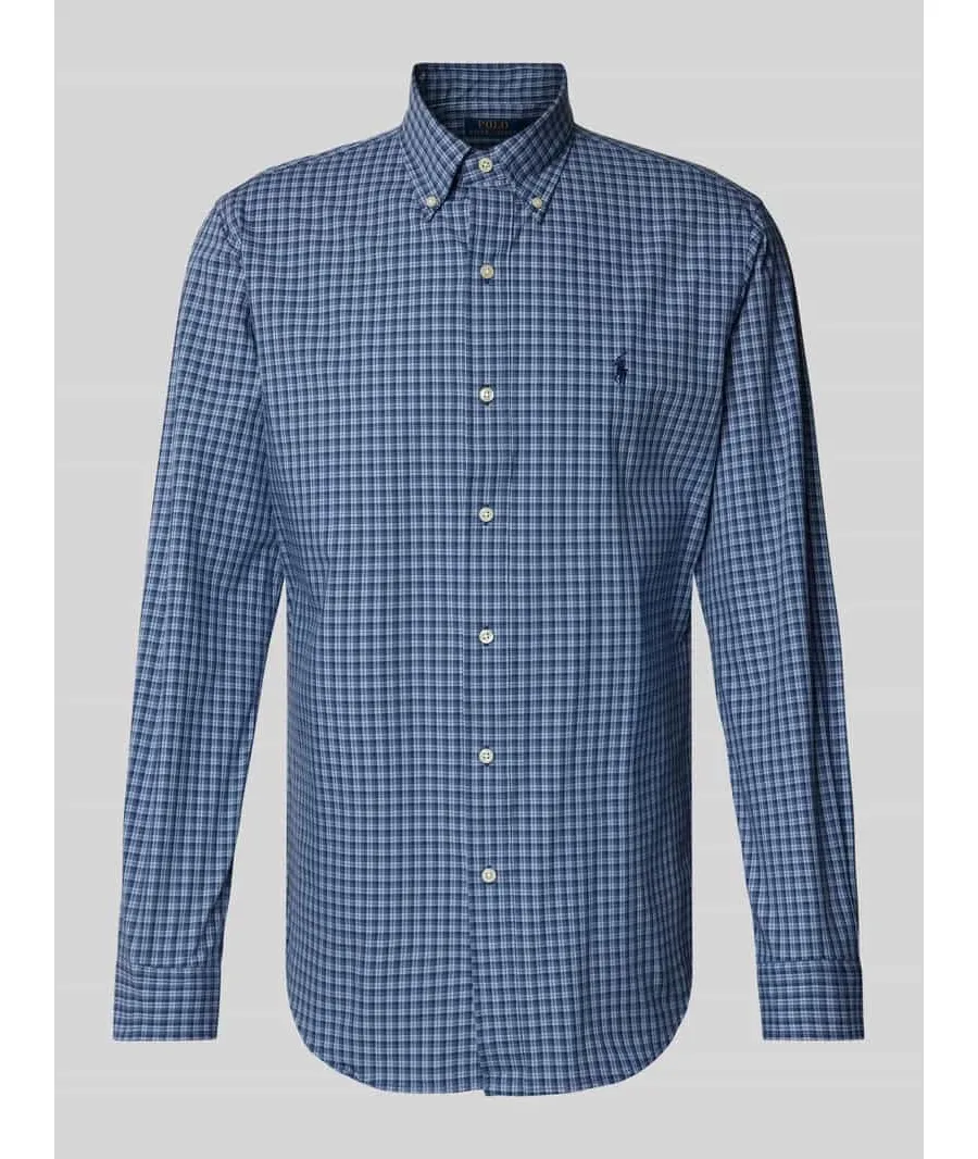 obrazek 1 Koszula casualowa o kroju custom fit z kołnierzykiem typu button down