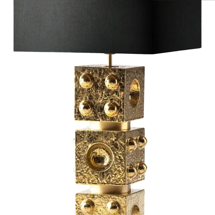 obrazek 3 Trzyelementowa ceramiczna podstawa lampy H.95xL.40xP.40 cm