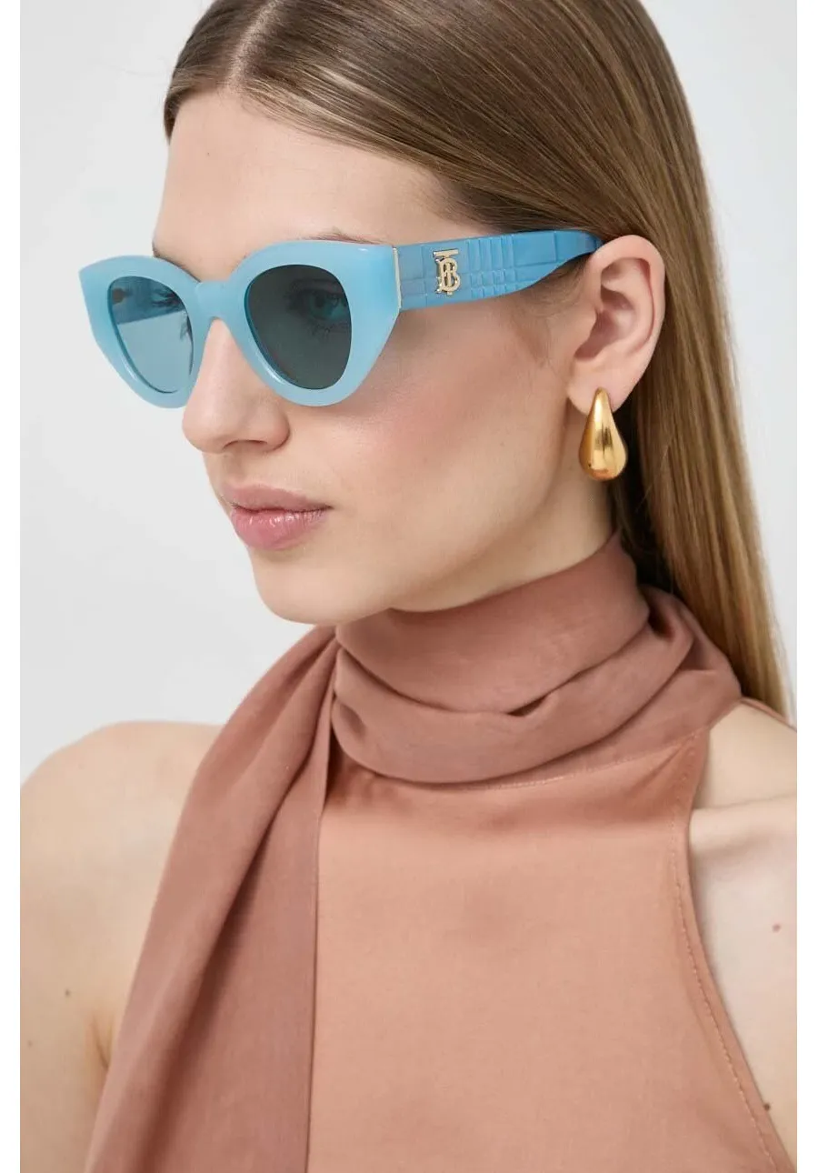 obrazek 1 Burberry okulary przeciwsłoneczne MEADOW damskie kolor niebieski 0BE4390