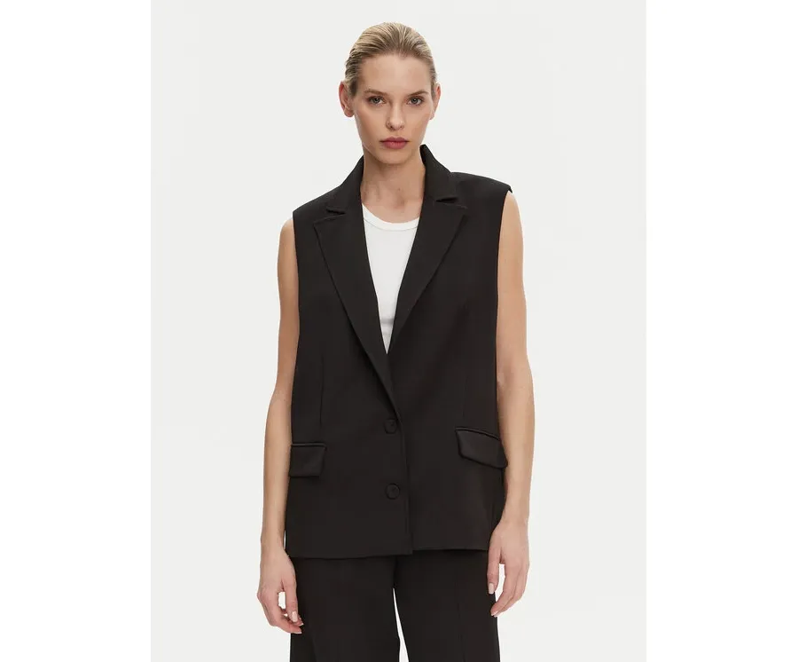 obrazek 1 Patrizia Pepe Kamizelka 8S0512/A375-K103 Czarny Regular Fit